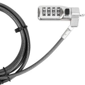 (NEW) Targus DEFCON Compact Serialized Combo Cable Lock ASP71GLX-S